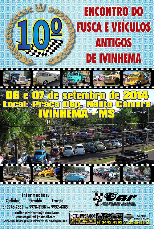 Divulgação: Clube do Carro Antigo do Brasil Divulgação: Clube do Carro Antigo do Brasil