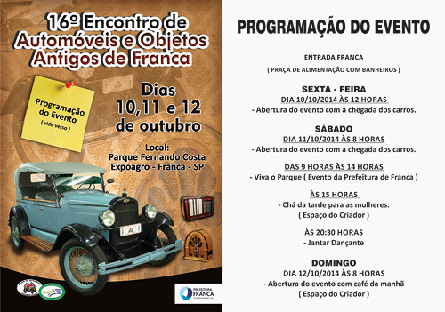 Divulgação: Clube do Carro Antigo do Brasil Divulgação: Clube do Carro Antigo do Brasil