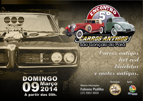 Divulgação: Clube do Carro Antigo do Brasil Divulgação: Clube do Carro Antigo do Brasil