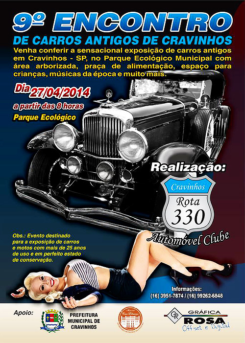 Divulgação: Clube do Carro Antigo do Brasil Divulgação: Clube do Carro Antigo do Brasil