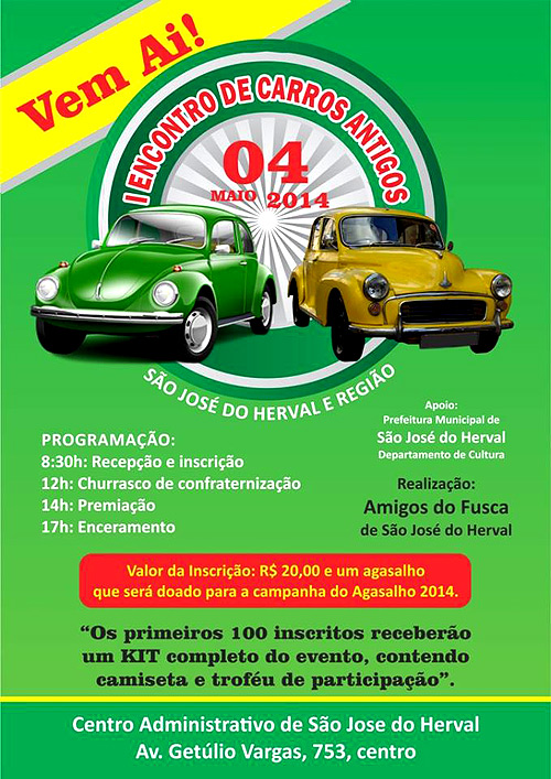 Divulgação: Clube do Carro Antigo do Brasil Divulgação: Clube do Carro Antigo do Brasil