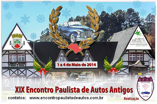 Divulgação: Clube do Carro Antigo do Brasil Divulgação: Clube do Carro Antigo do Brasil