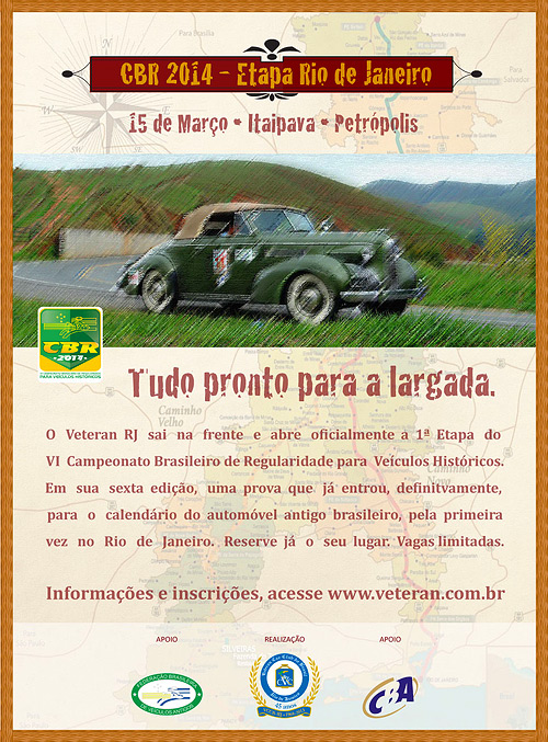 Divulgação: Clube do Carro Antigo do Brasil Divulgação: Clube do Carro Antigo do Brasil