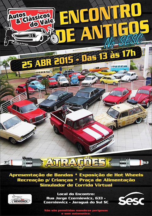 Divulgação: Clube do Carro Antigo do Brasil Divulgação: Clube do Carro Antigo do Brasil