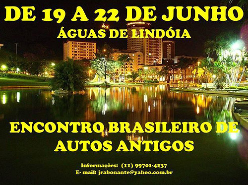 Divulgação: Clube do Carro Antigo do Brasil Divulgação: Clube do Carro Antigo do Brasil