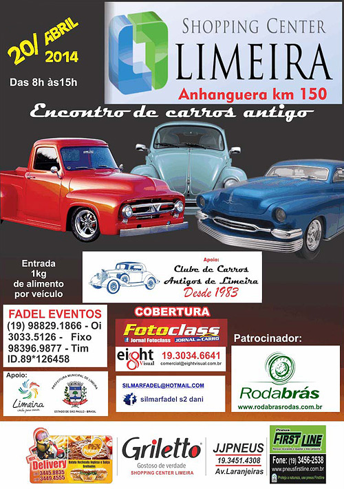Divulgação: Clube do Carro Antigo do Brasil Divulgação: Clube do Carro Antigo do Brasil