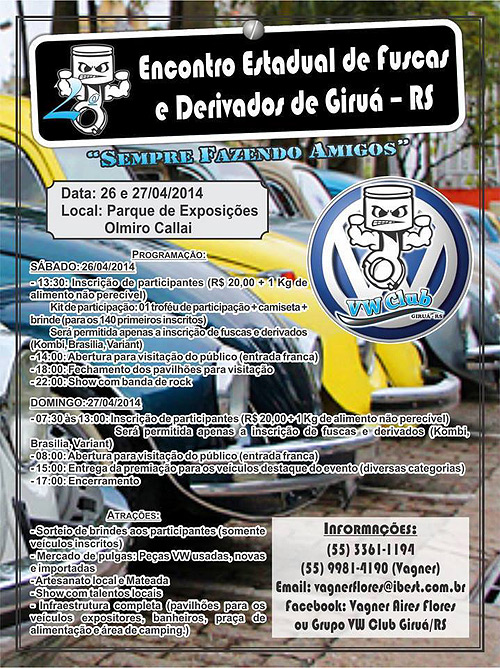 Divulgação: Clube do Carro Antigo do Brasil Divulgação: Clube do Carro Antigo do Brasil