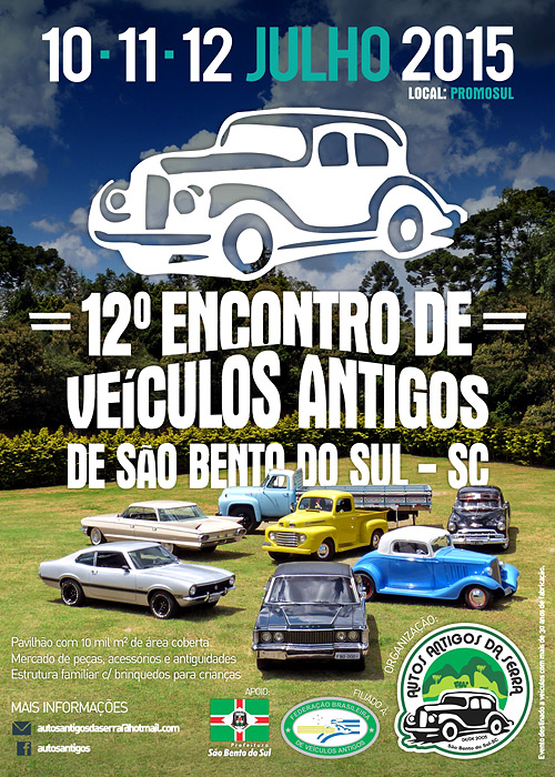 Divulgação: Clube do Carro Antigo do Brasil Divulgação: Clube do Carro Antigo do Brasil