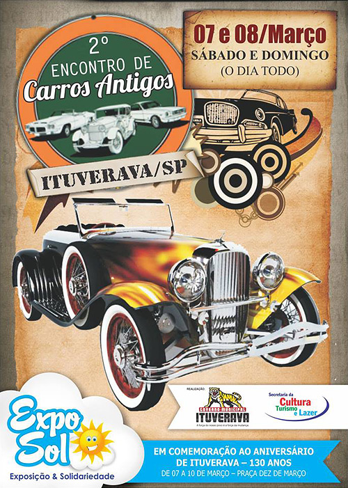 Divulgação: Clube do Carro Antigo do Brasil Divulgação: Clube do Carro Antigo do Brasil
