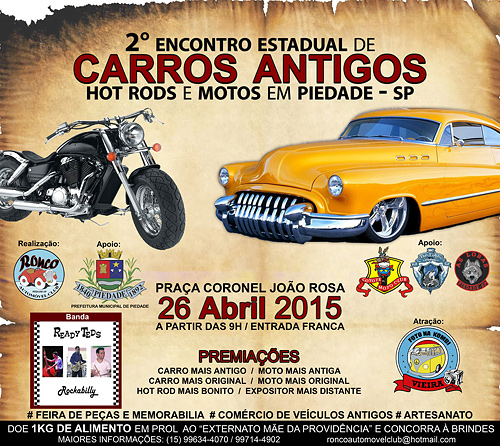 Divulgação: Clube do Carro Antigo do Brasil Divulgação: Clube do Carro Antigo do Brasil