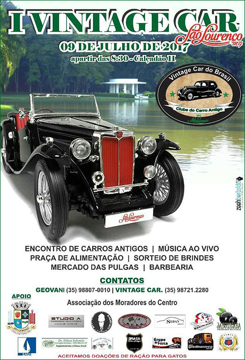 Divulgação: Clube do Carro Antigo do Brasil