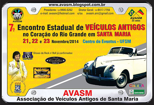 Divulgação: Clube do Carro Antigo do Brasil Divulgação: Clube do Carro Antigo do Brasil