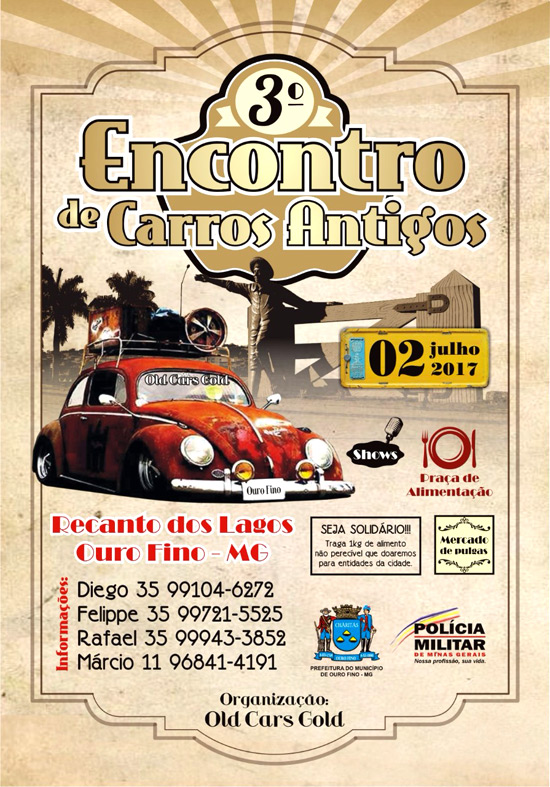 Divulgação: Clube do Carro Antigo do Brasil